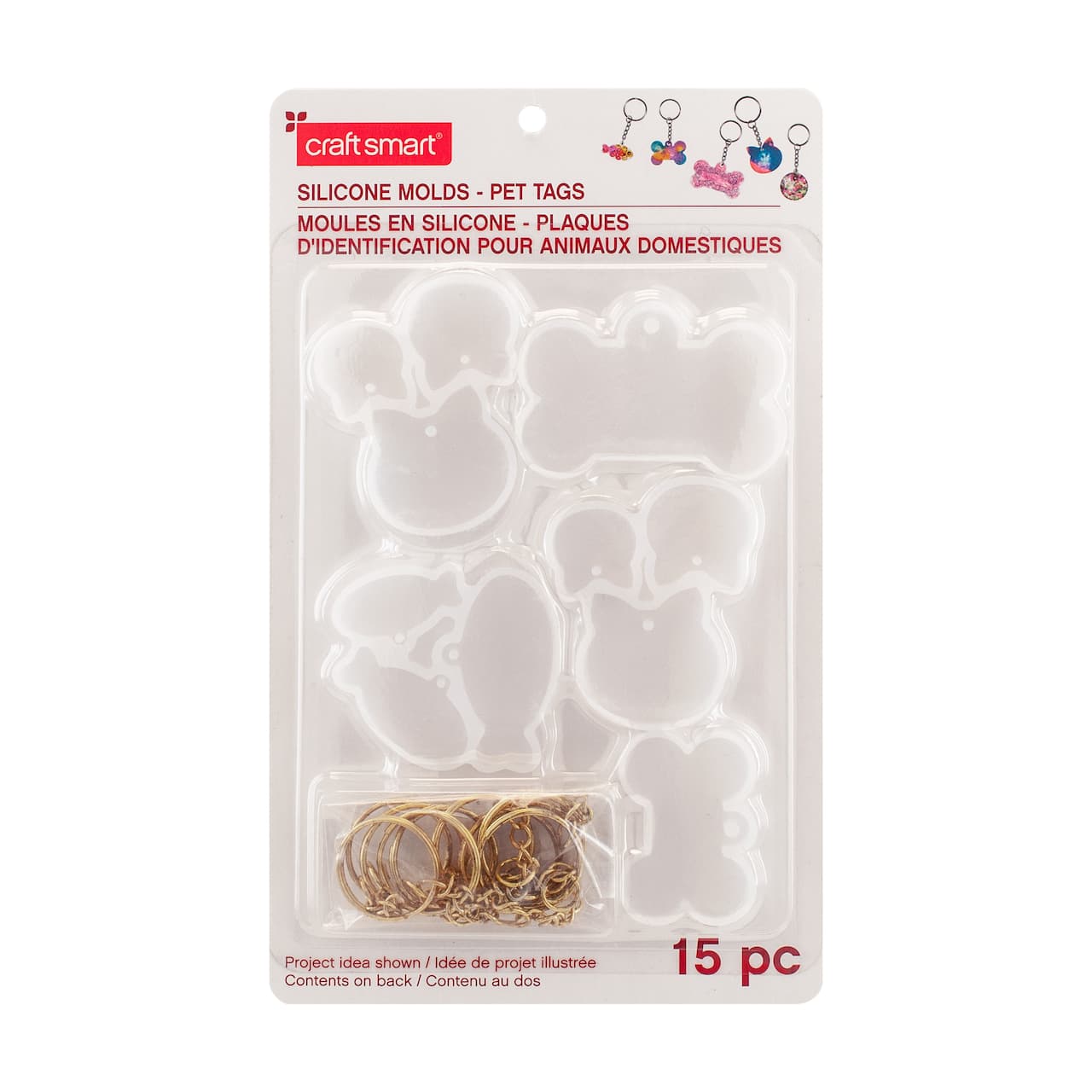 12 Pack: Pet Tag Silicone Mold Set by Craft Smart®